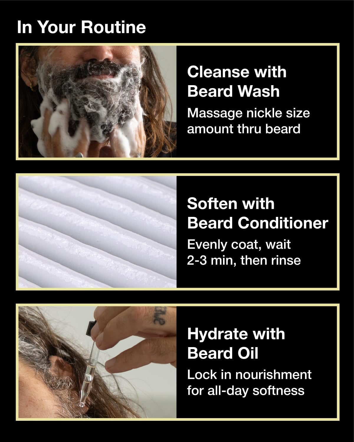 Beard Wash Set for Men, Beard Shampoo & Conditioner (Sandalwood) | Beard Care Duo with Green Tea, Chamomile & Natural Oils to Hydrate, Soften, Strengthen Facial Hair & Skin (Made in USA)